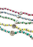G.14A19 Bracciale “Letterina” - Argento 925 - scegli tra tantissimi colori!