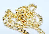 Collana modello 3+1 in oro giallo 18 carati