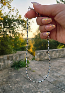 G.K3610 Collana unisex Argento 925 ed ematite