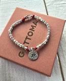 G.K3810 Bracciale Argento 925 “LAUREA” - scegli il colore