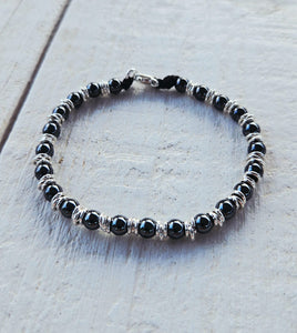 G.K2910 - Bracciale Argento 925 ematite