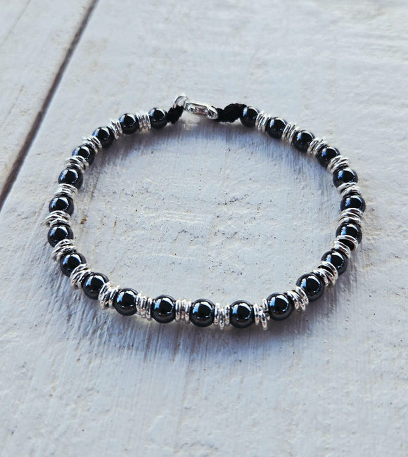 G.K2910 - Bracciale Argento 925 ematite