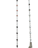 G.924656 Catenina micro cubetti luminosi - Argento 925 - 45cm