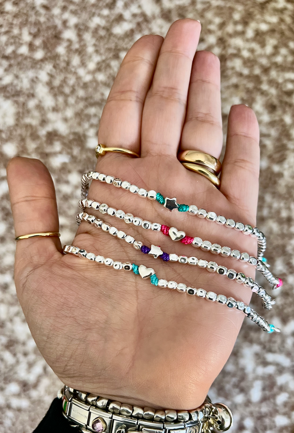 G.A2245 - Bracciale Argento 925 Cuore ❤️ o Stella ⭐