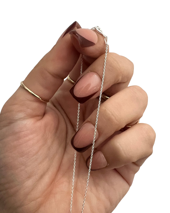 G.924614 Catenina forzatina 1.5x1mm - Argento 925 - 50cm