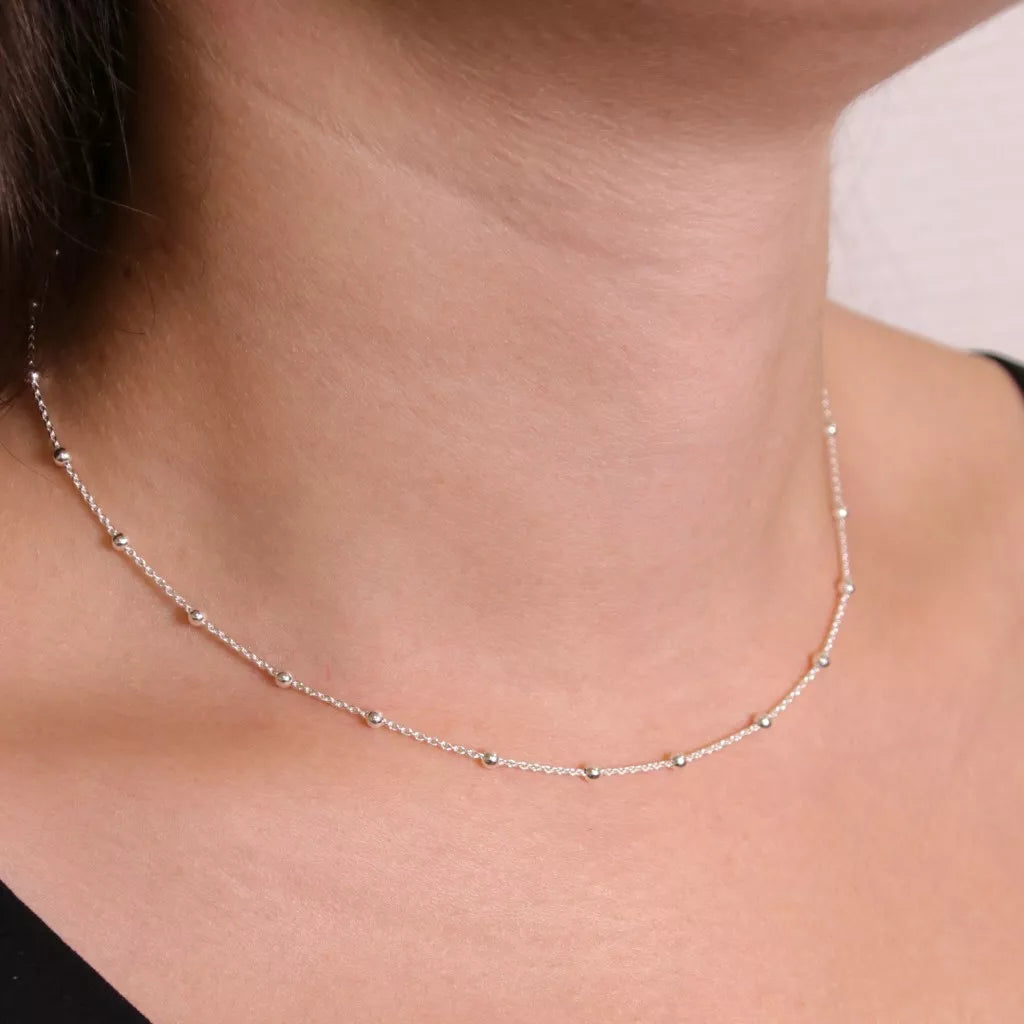 Collana In Argento 925 Con Iniziale - Regalo Donna, Personalizzata A-Z, Confezione Regalo - Foto 7