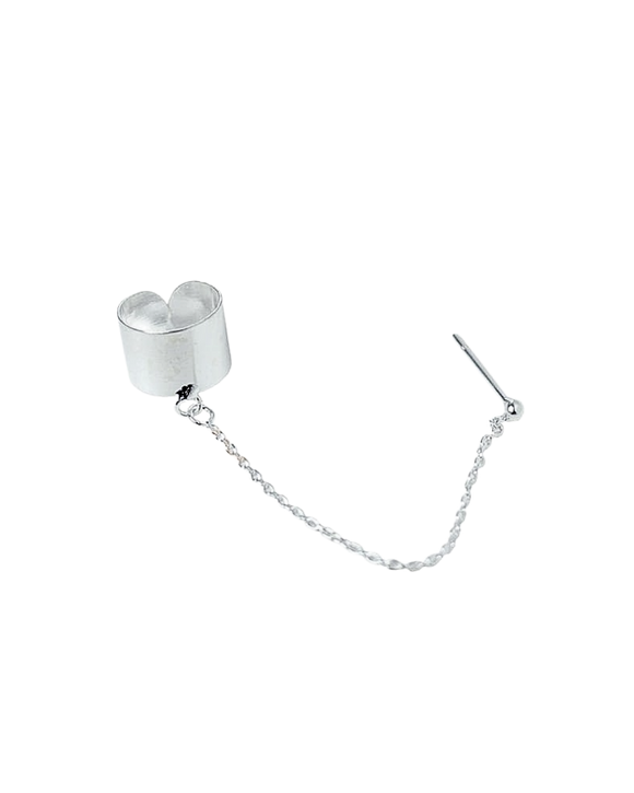 G.71393 Earcuff con catenina - Argento 925