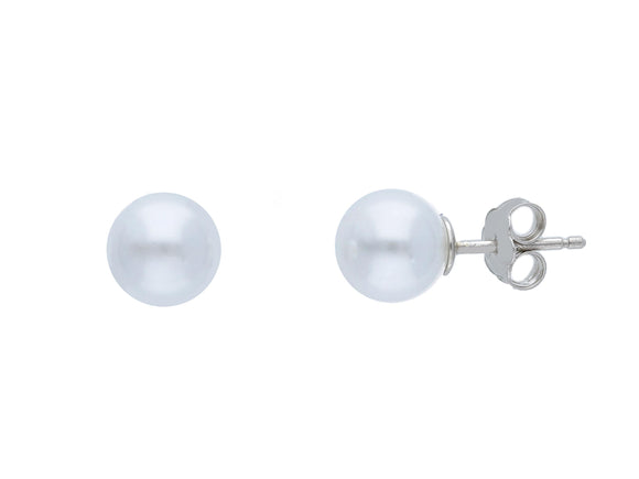 Orecchini Argento 925 e perle da 8mm