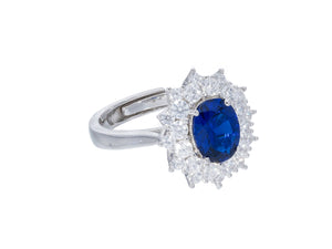 G.1713 Anello "Kate" pietra blu Top Quality - Argento 925