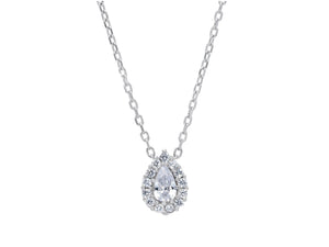 M.5039 Collana "Goccia zirconi" Argento 925