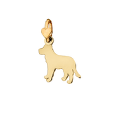 DODO MARIANI - ciondolo cane oro giallo