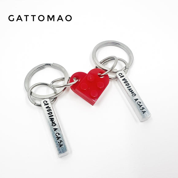 VEGCOO 2 Pz Portachiavi Coppia di Moda Portachiavi Personalizzato Portachiavi in Acciaio Inox Set di Portachiavi per la Casa Portachiavi Amore Coppia (A), a, S VEGCOO 2 Pz Portachiavi Coppia di Moda Portachiavi Personalizzato Portachiavi in Acciaio Inox Set di Portachiavi per la Casa Portachiavi Amore Coppia (A), a, S