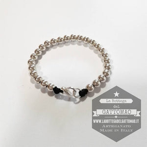 G.8245 Bracciale argento 925 e filo nautico