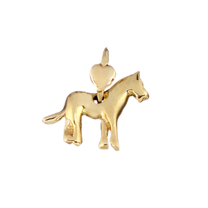 DODO MARIANI - ciondolo cavallo "i cuccioli" oro giallo