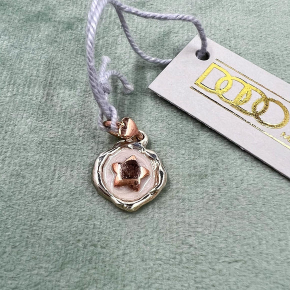 Ciondolo D'oro 375 A Forma Di Stella VS1 Rose De France, 0,18 Carati - Foto 11